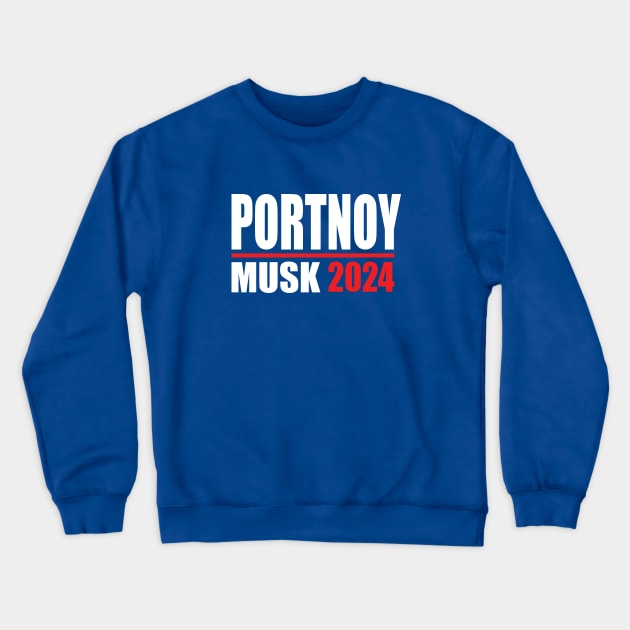 portnoy musk 2024 Crewneck Sweatshirt by Amrshop87